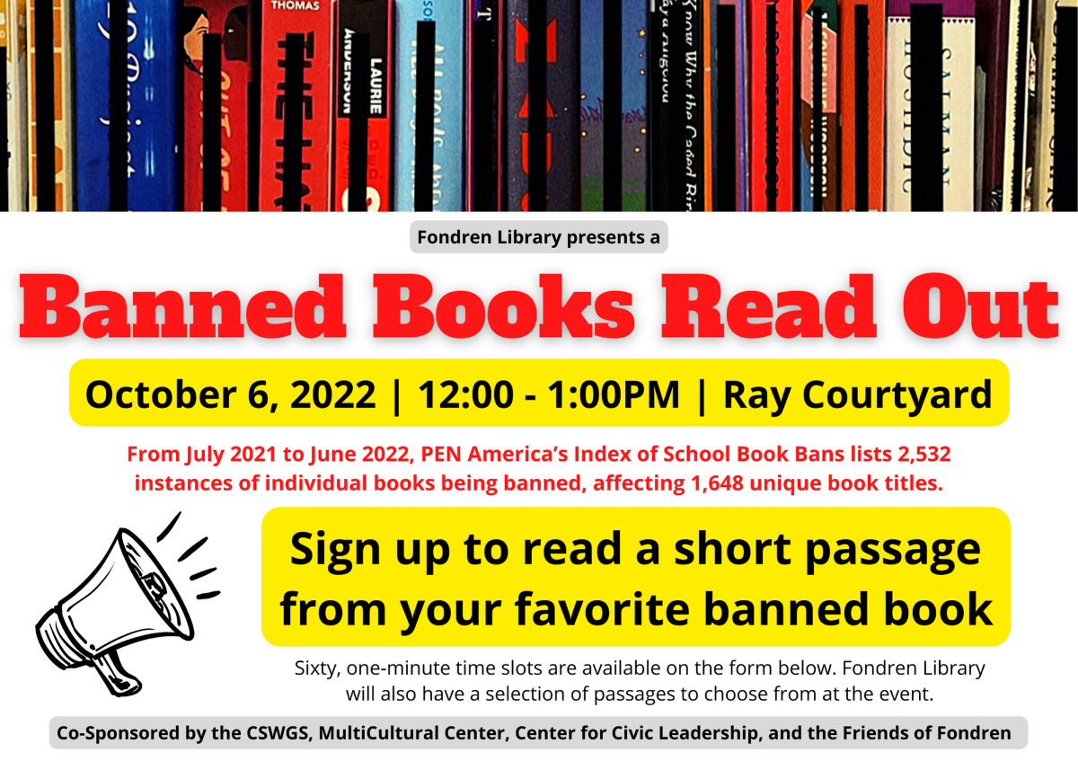 Banned Books Read Out October 6